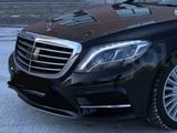 Бампер w222 передний дорест. S500, чёрный за 100 000 тг. в Алматы – фото 2