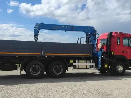 JAC  Автомобиль бортовой с КМУ 6, 3 т. На N350 6x4 2026 года за 57 700 000 тг. в Атырау – фото 8