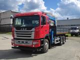 JAC  Автомобиль бортовой с КМУ 6, 3 т. На N350 6x4 2026 годаүшін57 700 000 тг. в Атырау – фото 2