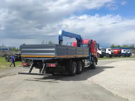 JAC  Автомобиль бортовой с КМУ 6, 3 т. На N350 6x4 2026 года за 57 700 000 тг. в Атырау – фото 6