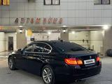 BMW 520 2013 годаүшін11 000 000 тг. в Алматы – фото 4