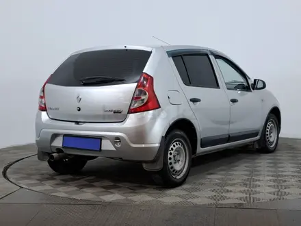 Renault Sandero 2013 года за 1 990 000 тг. в Астана – фото 5
