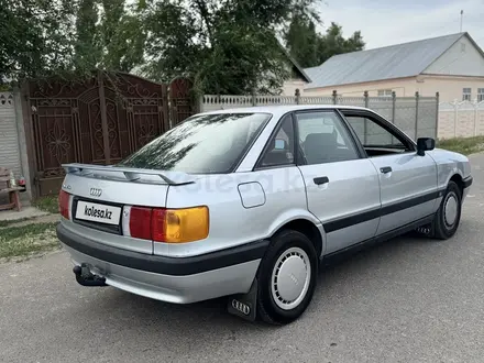 Audi 80 1991 года за 1 580 000 тг. в Тараз – фото 4