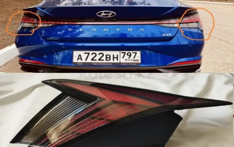 Фонарь наружний Hyundai Elantra 7 (20-23г) задний прав FULL LED, 92402AA200 за 90 000 тг. в Алматы