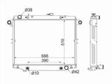 Радиатор Двигателя за 54 050 тг. в Астана