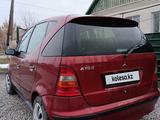 Mercedes-Benz A 140 2001 годаүшін1 500 000 тг. в Кордай – фото 4