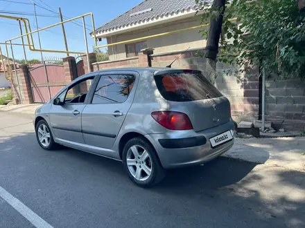 Peugeot 307 2002 года за 2 500 000 тг. в Алматы – фото 4