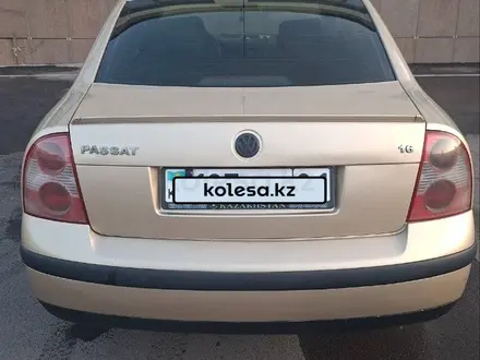 Volkswagen Passat 2003 года за 2 100 000 тг. в Астана – фото 5