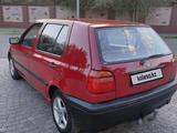 Volkswagen Golf 1992 года за 1 650 000 тг. в Шымкент – фото 2