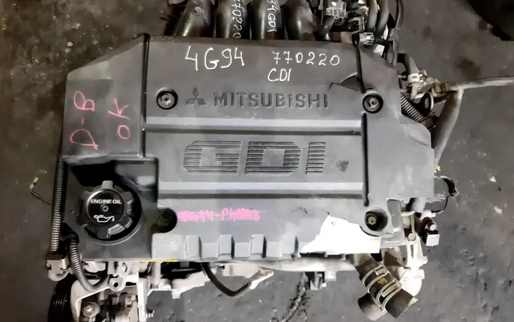 Двигатель на Митсубиси Лансер 4G94 GDI объём 2.0 в сборе за 400 000 тг. в Алматы