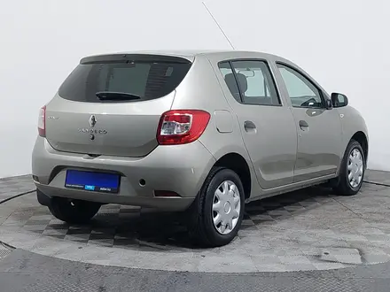 Renault Sandero 2015 года за 3 390 000 тг. в Астана – фото 5