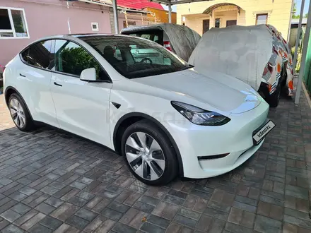 Tesla Model Y 2021 года за 19 950 000 тг. в Алматы – фото 11