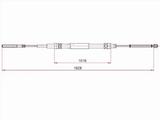 Трос ручного тормоза левый/правый за 2 150 тг. в Алматы