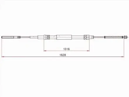 Трос ручного тормоза левый/правый за 2 150 тг. в Алматы