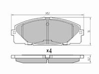 Колодки тормозные передние за 4 900 тг. в Павлодар