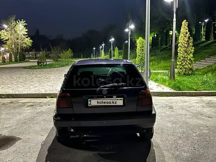 Volkswagen Golf 1993 годаүшін1 150 000 тг. в Тараз – фото 4