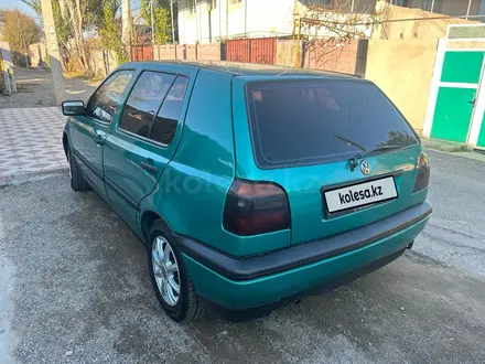 Volkswagen Golf 1992 года за 1 950 000 тг. в Тараз – фото 4