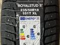 Зимние шипованные шины Royalblack 235 50 18, 107Т XL 2024 г. В. за 250 000 тг. в Уральск