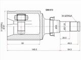 Шрус внутренний правый за 14 400 тг. в Астана