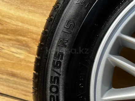Диски с шинами Мichelin 205/65R15 WA 5*114.3 за 130 000 тг. в Алматы – фото 4