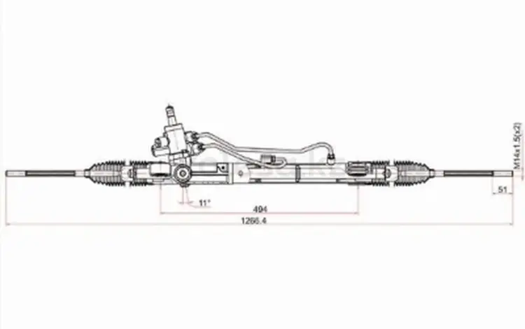 Рейка рулевая за 74 850 тг. в Караганда