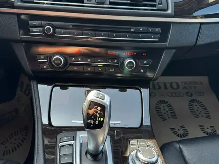 BMW 528 2012 года за 11 200 000 тг. в Алматы – фото 9