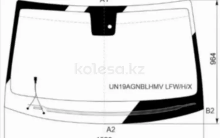 Стекло лобовое (Обогрев щеток/ Датчик дождя)for46 250 тг. в Алматы