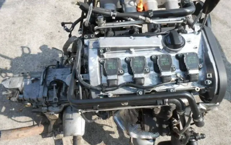 ДВИГАТЕЛЬ на audi a4 1.8 turbo МОТОР ТУРБО А3 А4 А6 А8 С4 С3 Б4 Б3 АУДИ за 310 000 тг. в Алматы