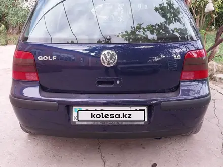 Volkswagen Golf 2001 года за 3 500 000 тг. в Туркестан – фото 2