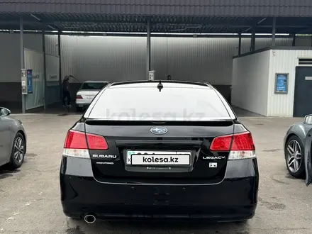 Subaru Legacy 2011 года за 6 700 000 тг. в Алматы – фото 4