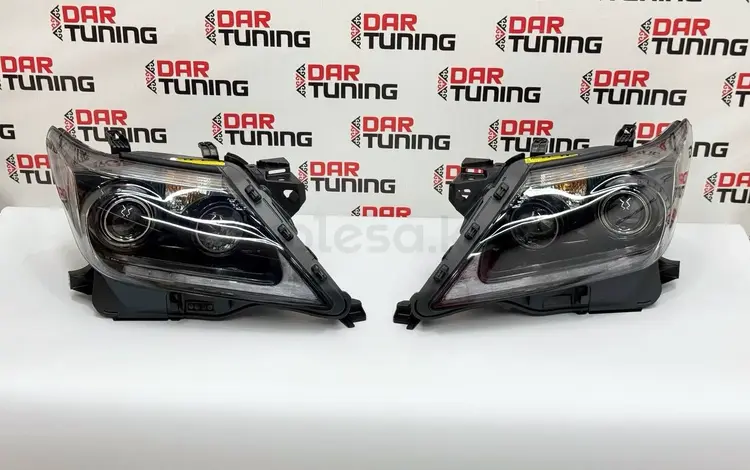 Передние фары (черные) Lexus LX570 BI LED за 180 000 тг. в Алматы