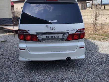 Toyota Alphard 2006 года за 8 500 000 тг. в Шымкент – фото 2