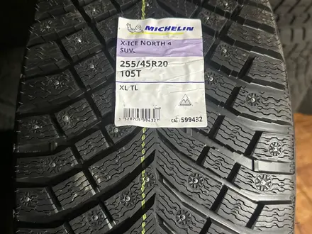 255/45R20 Michelin X-Ice North 4шип за 280 000 тг. в Алматы – фото 2