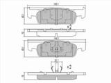 Колодки тормозные передние Новые за 5 150 тг. в Алматы