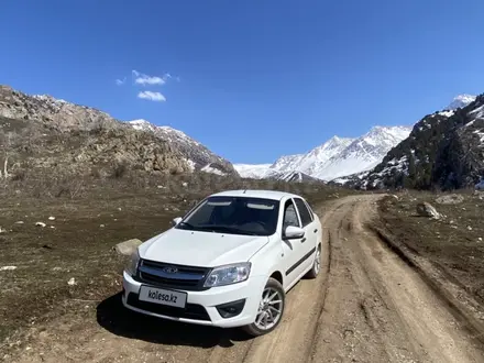 ВАЗ (Lada) Granta 2190 2013 года за 2 300 000 тг. в Шымкент – фото 8