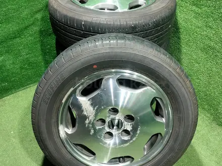 Диск с шинами Ecofine на Honda 215/60R16 5/114, 3 6, 5 JJ ET55үшін160 000 тг. в Алматы – фото 2