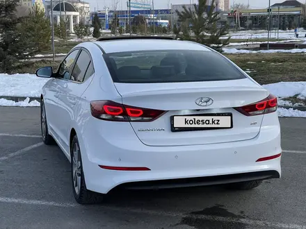 Hyundai Elantra 2018 года за 9 500 000 тг. в Талдыкорган – фото 9