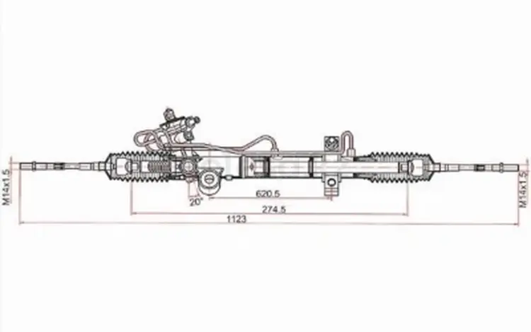 Рейка рулевая за 73 600 тг. в Астана