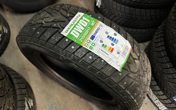 215/60R17 DOUBLESTAR шипы, мягкие, тихие, отличное сцепление на льду и снегfor32 000 тг. в Астана