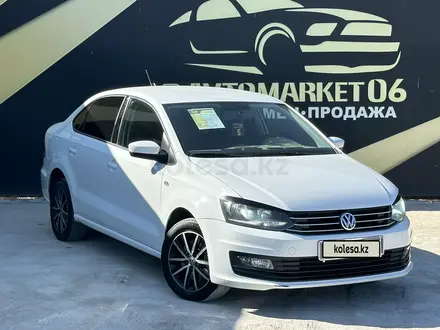 Volkswagen Polo 2017 года за 5 500 000 тг. в Атырау – фото 3