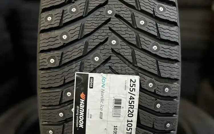 Новые зимние шипованные шины Hankook iw04A 255/45R20 за 600 000 тг. в Астана
