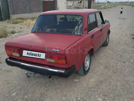 ВАЗ (Lada) 2107 1990 года за 450 000 тг. в Тараз – фото 3