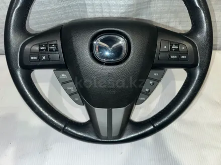 Руль на Mazda CX-7 рестайл оригинал из Японии за 80 000 тг. в Караганда – фото 2
