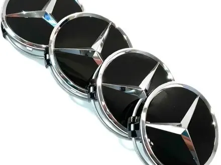 Заглушки колпачки в диски Mercedes-Benz черные глянцевые за 45 000 тг. в Алматы