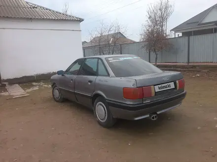 Audi 80 1989 года за 600 000 тг. в Жетысай – фото 3