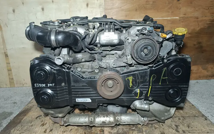 Двигатель Subaru EJ206 EJ20 tt 2.0 twin turbo Legacy BH BE Субару ЕЖ20 за 430 000 тг. в Караганда