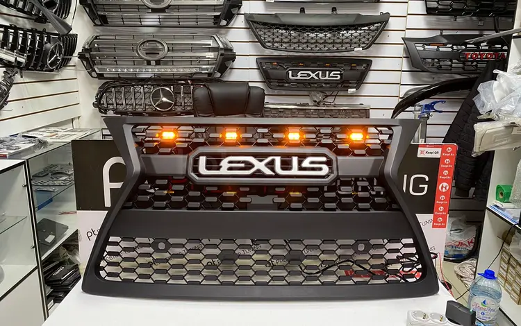 Решетка радиатора на Lexus GX460 2014-23 дизайн OFF ROADүшін170 000 тг. в Астана