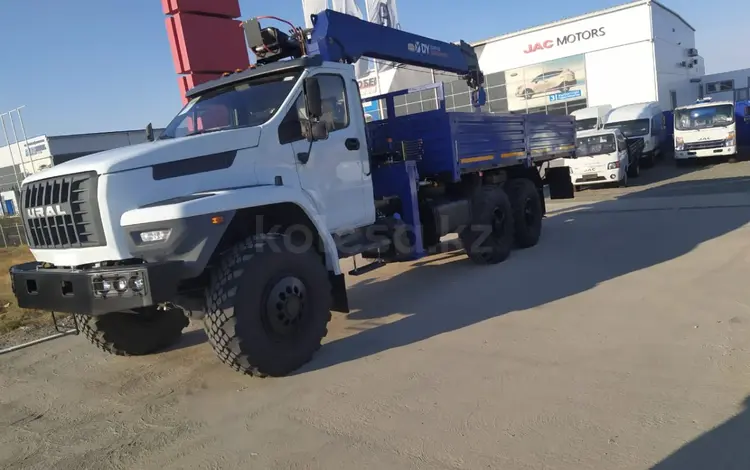 Кран-манипулятор на базе УРАЛ в аренду в Атырау