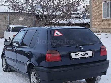 Volkswagen Golf 1994 года за 1 350 000 тг. в Тараз – фото 6