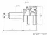 Шрус наружный, граната наружная за 25 550 тг. в Караганда